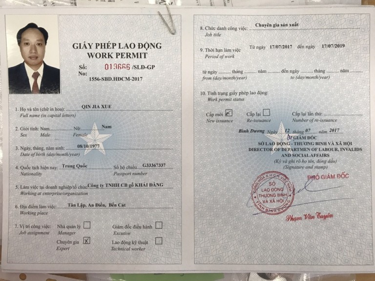 Kinh nghiệm để xin cấp giấy phép lao động